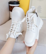 Giày Bốt da cap cấp cho bé gái Bốt cho bé gái da mềm đế êm khóa kéo tôn dáng Giày cao cổ bé gái GG03