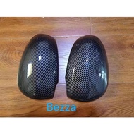 PERODUA BEZZA SIDE MIRROR COVER CARBON FOR NO SIGNAL