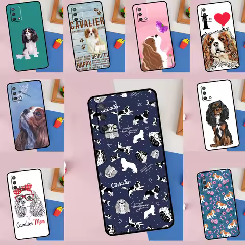 Cavalier King Charles Spaniel Dog Case For Oppo A58 A18 A38 A78 A98 A17 A77 A80 A40 A60 A16 A76 A96 