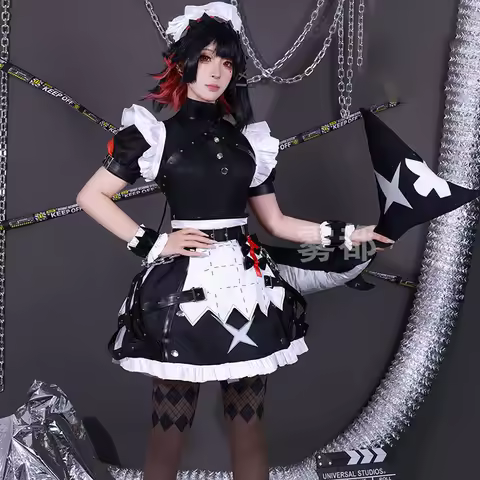 Zenless Zone Zero Ellen Joe Cosplay Costume Uniform Wig Anime Halloween Party Costumes Masquerade Wo