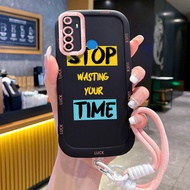 Case For Realme 5 5i 5s 6i C3 C3i Phone Small Group Personality Fashion Soft Shell Shockproof Strap