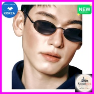 [rietty] Cami C1 Sunglasses, Black, 1pc / Korean Sunglasses / Fashionable Black Frame / 100% Genuine