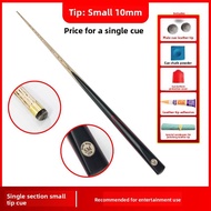 Small Head Billiard Cue Stick Chinese Style Black 8 Nine Ball Pool Table Stick Communal American Sno