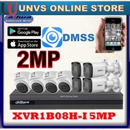 DAHUA 8 CHANNEL SET 8CH (DVR 5.0MP) CCTV CAMERA 2.0MP 8CH DVR + Camera+P/S (1B08H-I 8CH)