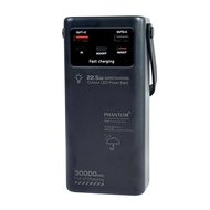 Pin sạc dự phòng PHANTOM P42 30.000mAh hỗ trợ QC 3.0 22.5W và TypeC PD 20W Kèm 4 cáp sạc Đèn led siê