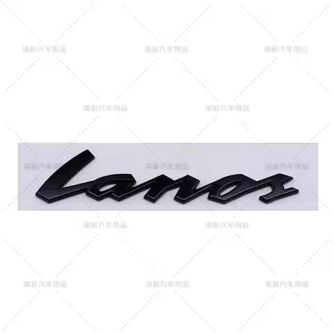 Waterproof Self Adhesive 3D ABS LANOS Logo Sticker For Daewoo Lanos Rear Tailgate Car Body Decor Mod