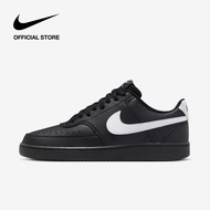 Nike Mens Court Vision Low Shoes - Black