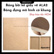 Drawing paper board A1,A2 - model board with frame