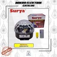 6 Watt Solar LED Disco Light + Bluetooth Speaker