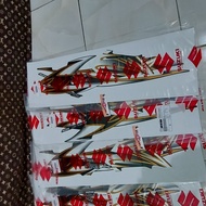 STRIPING SKYWAVE PUTIH HITAM GOLD