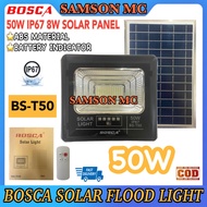 BOSCA Solar Flood Light Led Outdoor Flood Light Street Lamp BS-T50 50W IP67 Solar Panel 8W/6V Waterp