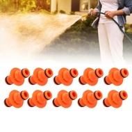 2-Way Nipple Joint Fitting Garden Hose Connector with Leakproof Rubber Rings Convert Different Speci