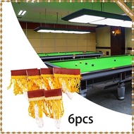 [WhstrongMY] 6Pcs Pool Table Pockets Pool Table Pocket Nets Snooker Pockets Snooker Pocket