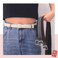 *READY STOCK AT MALAYSIA*Korean New Style Women's Braided Belts Unisex Elastic Belts Versatile Canva