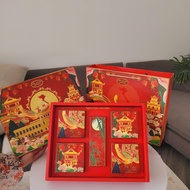 Vietnamese Soul Mid-Autumn Festival box with 4 tea cakes 150gr - 200gr - hot model 2025