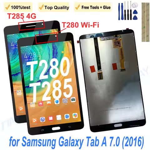 7" Original Tablet LCD Display Screen Digitizer Assembly Replacement Touch Panel for Samsung Galaxy
