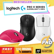 Logitech G PRO X SUPERLIGHT 2 DEX LIGHTSPEED Wireless Gaming Mouse, 60g Pro-Grade Lightweight Mouse 