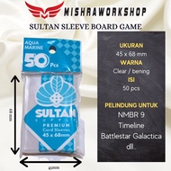 Boardgame Sleeve | Sultan Supply | Aqua Marine | 45x68