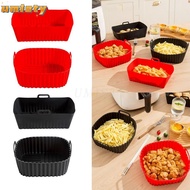 UMISTY Silicone Air Fryer Liners, Reusable for 4-7 QT Oven Liner, Air Fryer Accessories with Handle 