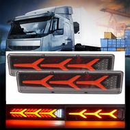 Sepasang Stoplamp Truk 24 Volt Lampu Rem 24 Volt Truk Lampu Belakang Truk Led 24 Volt Panjang 46 cm