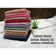 Bawal bidang 50 plain cotton borong tudung murah