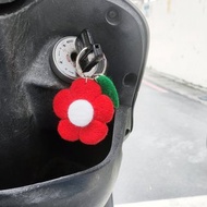 【手作DIY】羊毛氈小花鑰匙環材料盒 線上教學材料包