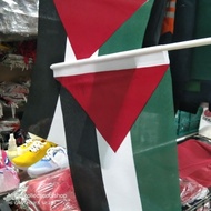 Palestinian flag, hand flag, stick flag, 5 pcs