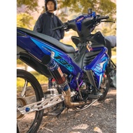 COVERSET LC 135 V2/V3/V4/V5/V6/V7 BIRU EX THAI CUSTOM REFLECT 🔥