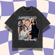 Purple Haze "Agnez Mo" Oversized T-Shirt | Stone Wash | Oversized T-Shirt | Vintage Vintage | Tops