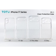 TOTU Case iphone iphone 17/17 Pro/Max / iphone Air Slim Soft Case Transparent Clear TPU Casing PC-1