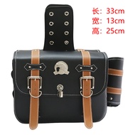 Retro Motorcycle Storage Bag Side Bag Saddle Bag Cafe Racer for Honda Rebel CMX 300 500 Yamaha SR400