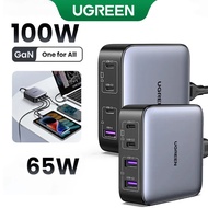 ♞UGREEN 100W 65W USB C Charger GaN 4-Port PD 3C1A Desktop Fast Charger Station