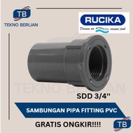 RUCIKA PVC pipe Fitting connection SDD AW 3/4" Socket Threaded In 3/s4 In