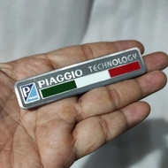 Vespa Emblem Sticker Metal Piaggio Technology LX Px Super Mods