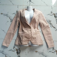 Genuine brand Vest B10, pink leather, beautiful quality with lining, size M (N90cm D63cm) 99% new