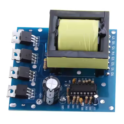 500W Pure Sine Wave Inverter DC-12V-24V To AC-180V-220V-380V Household Battery Inverter Multi-functi
