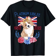 Queens Platinum Jubilee 2025 British Monarch Queen Corgi Tshirt Tee