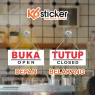 Sign Acrylic-Open Closed/Open Close (2 Faces) Sign Board Open Close