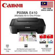 Canon Pixma E410 / E470 / TS3470 WIFI Ink Efficient 3 in 1 Inkjet Printer (Print, Scan &amp; Copy)