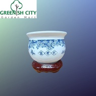 GNC - Chinese Style Rich Flower Home Decorative Ceramic Pot Pasu Bunga Seramik 中式富贵花家中装饰陶瓷花盆