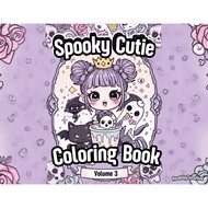 [DIGITAL PDF] 16 Pages Spooky Cutie Coloring Book Printable  PDF Download