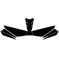 FOR  Z400 Z 400 Motorcycle Tank Pad Protector Sticker  Tank  Pad Side Decal