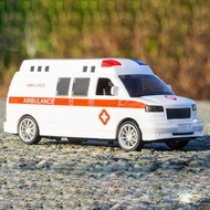 Kids Ambulance Car Toy Inertia Pretend Play Light up Rescue Vehicle Toy for Kids Christmas Gifts lam