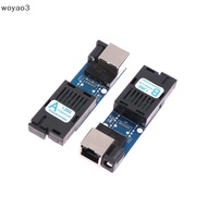 [woyao3] Mini Gigabit Fiber Optical Media Converter 1000Mbps Single Mode 3-5Km UPC/APC SC-Port A/B P
