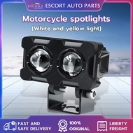 selling🔥 LED sports light motorcycle light 2LEDS 6000K fog headlight 12V 24V suitable for motorcycle