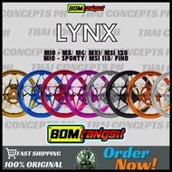Bom Rangsit BomX Lynx Cnc Mags Mio Sporty/ Mio i 125/M3 Star Mags 14s5 Spokes