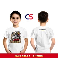 Kaos Jumantoro Barongan GWSM Garuda Wisnu Satria Muda Baju Pakaian T Shirt Anak 1 - 8 Tahun