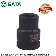 SATA 3/4" DR. 6PT. IMPACT SOCKET / IMPACT SOCKET / SATA SOCKET BOX / SATA HAND TOOLS / TOOLS SET / A