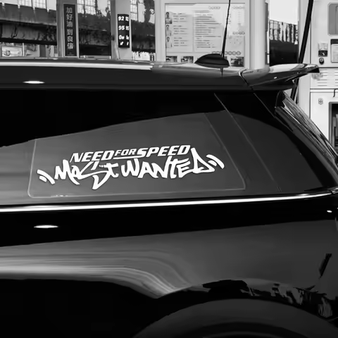 "NEED FOR SPEED,MOST WANTED"Stickers,Elevate Your Car's Look with this Creative Fun Car Sticker!
