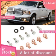 henlai Banjo Bolt Return Fuel Line Washers 12 Valve Manifold Bolts Kit Injector 3905307 Replacement 